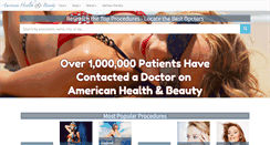 Desktop Screenshot of americanhealthandbeauty.com